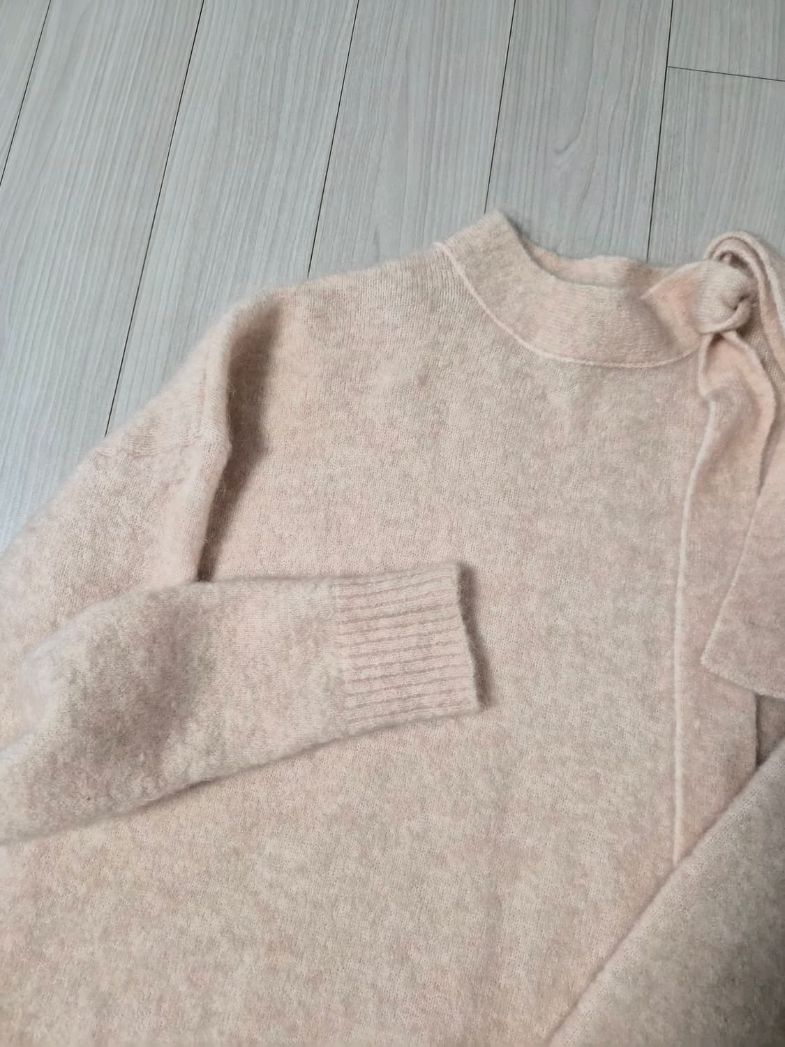 [정품] 새상품세잔  SEZANE 리본 타이 모헤어 메리노 울 니트 상품이미지3