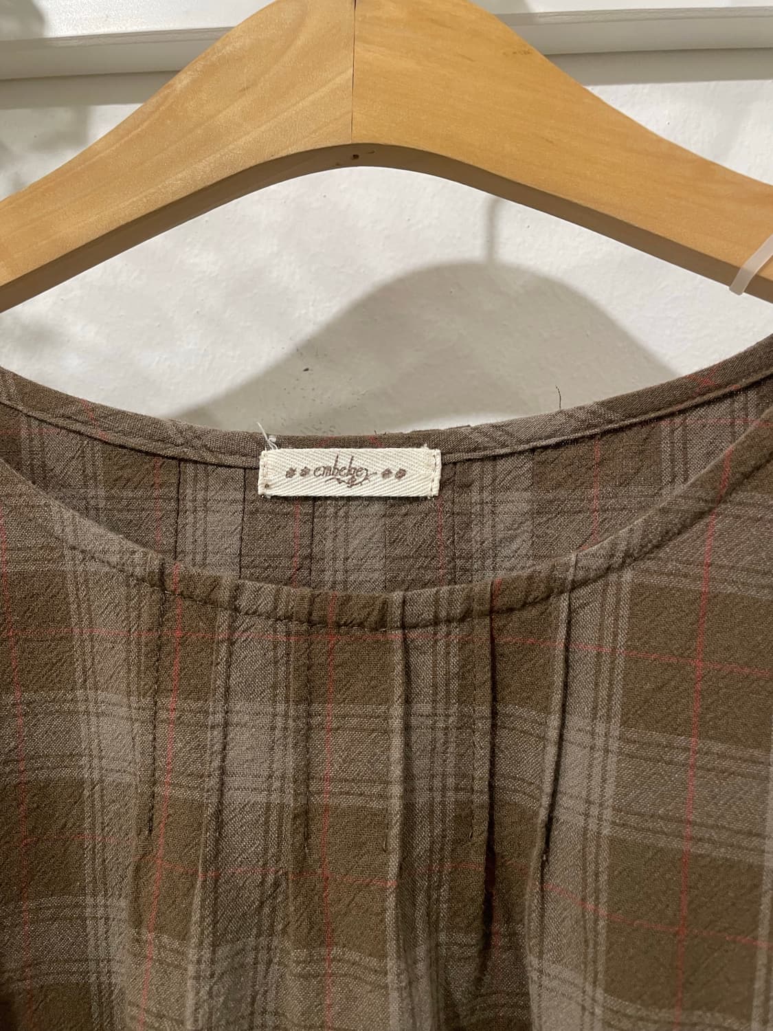 cookie check blouse 상품이미지8