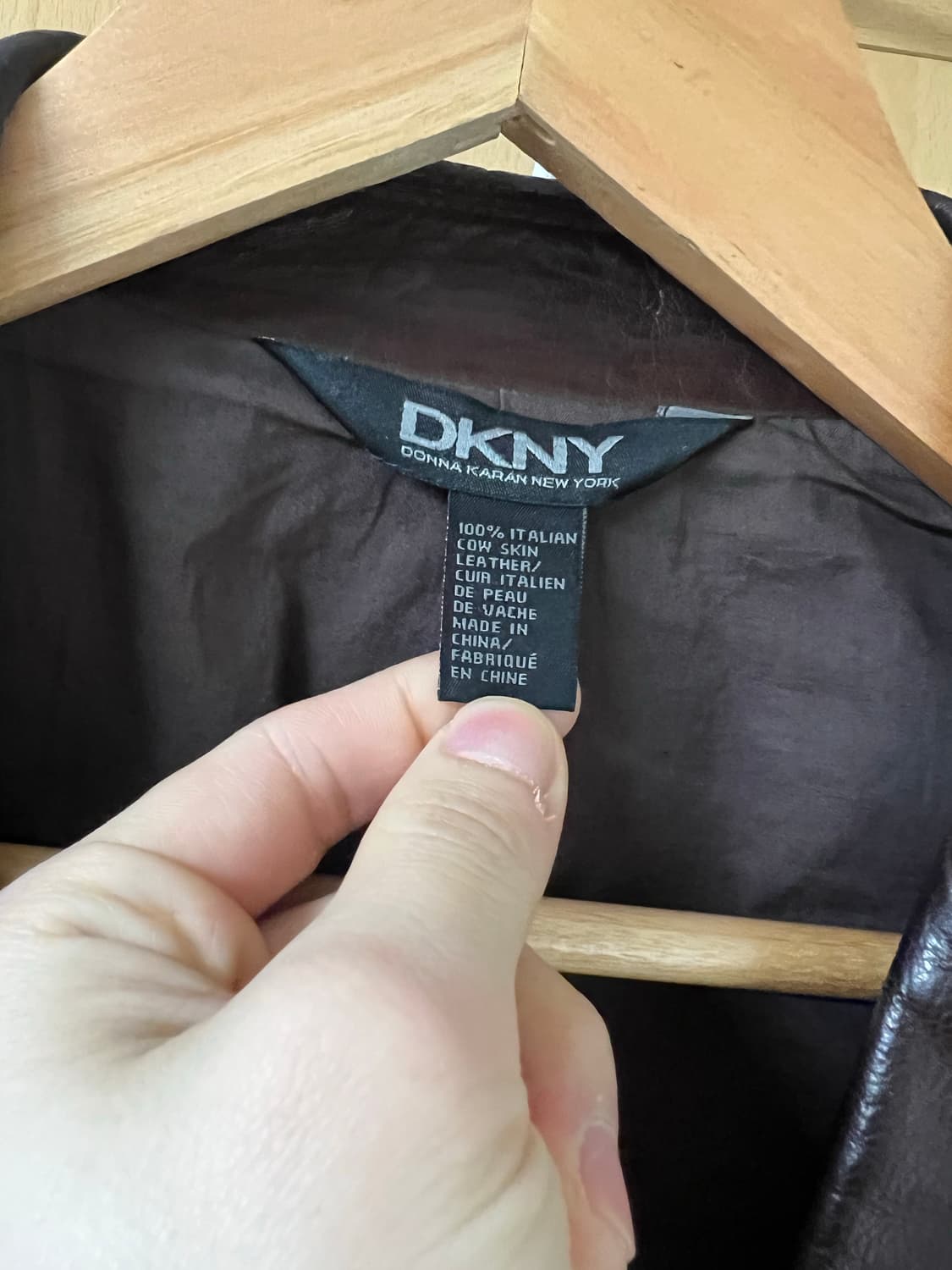 Dkny 레더 블레이저 상품이미지3