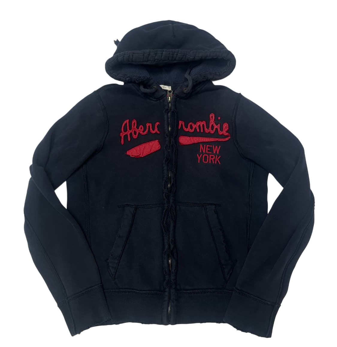 아베크롬비 타이트핏 네이비디스후드집업 XL 상품이미지1