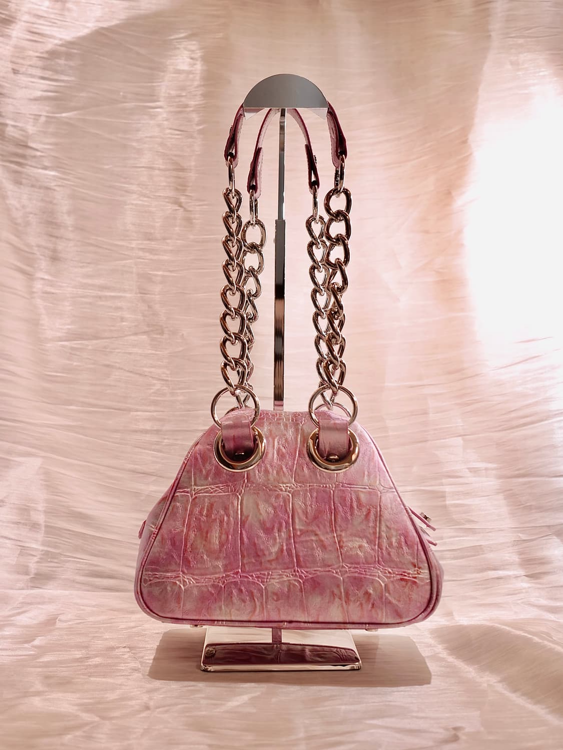 레어 ] 비비안웨스트우드 아카이브 핑크 야스민 숄더백 상품이미지9