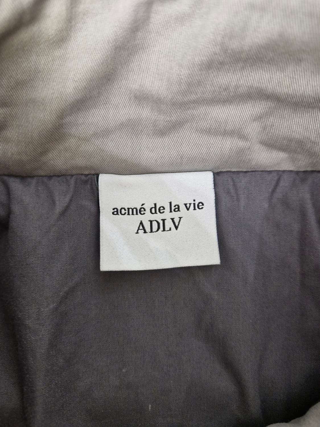 아크메드라비(ADLV) 파이핑 벨벳 자켓 그레이[1] 상품이미지6
