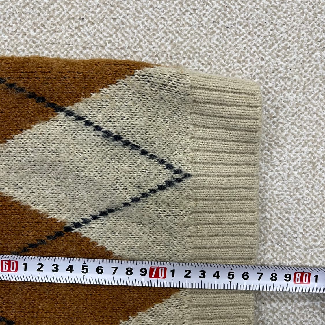 S 자라 아가일 니트 가디건 0219M 상품이미지5