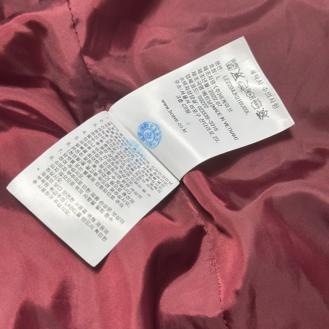 Lee 코듀로이 패딩 상품이미지6