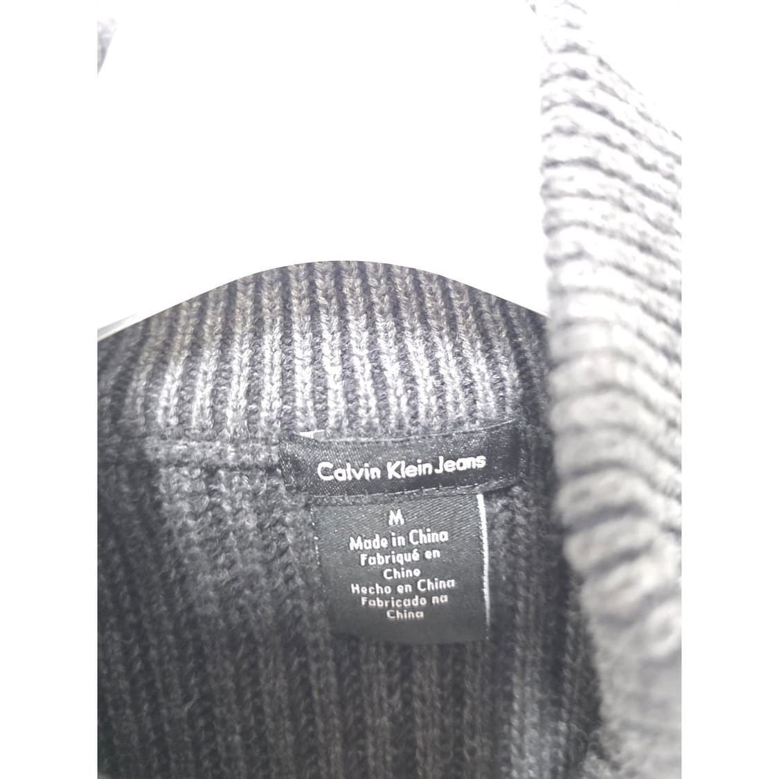 택포_ CK 캘빈클라인 코듀로이 니트 집업 M 상품이미지2