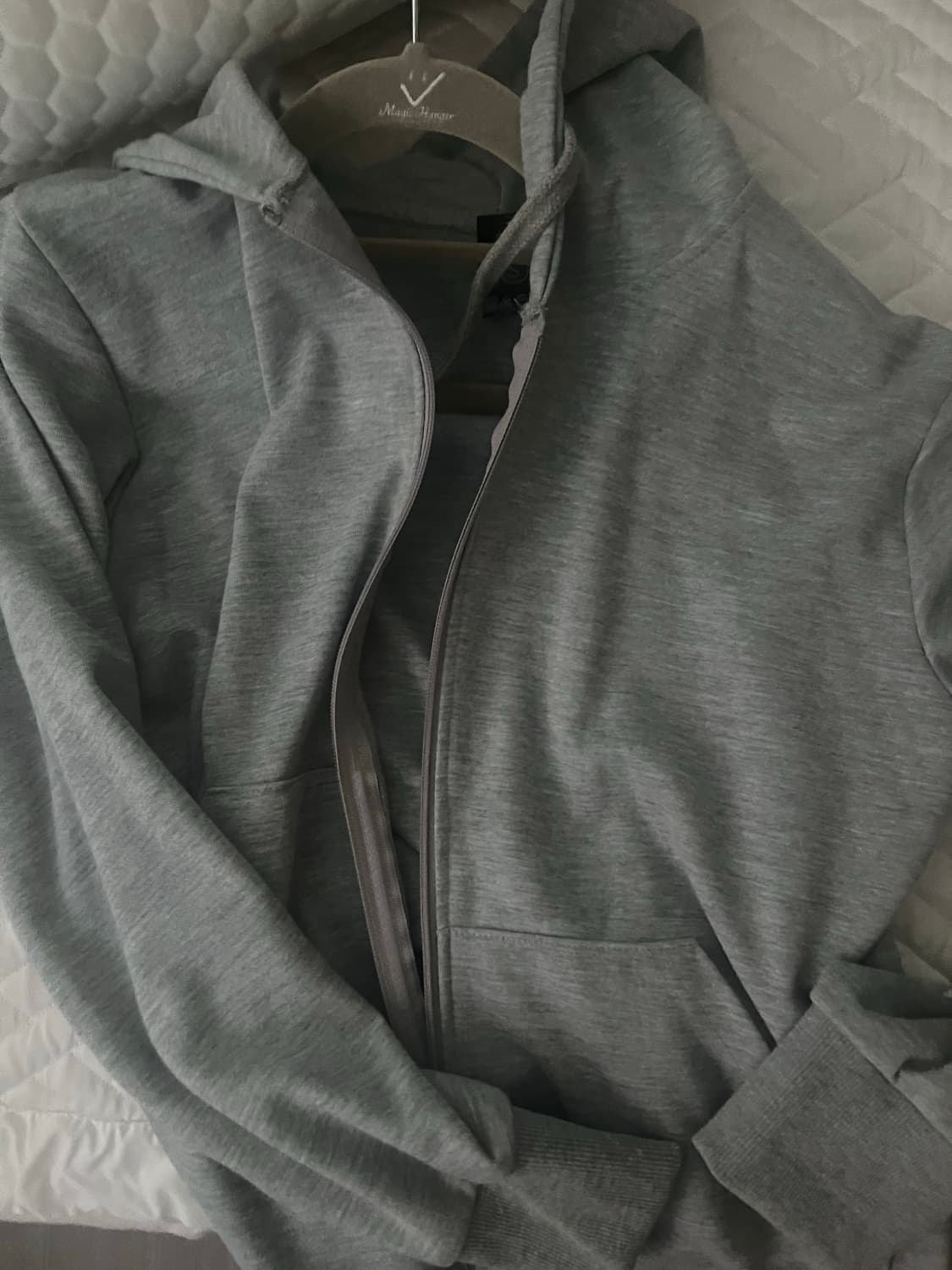 회색 후드집업 판매 상품이미지1