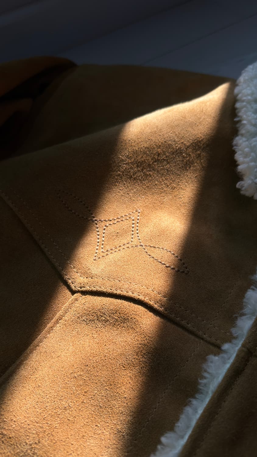 리바이스 프리미엄 웨스턴 스웨이드 트러커 라지 상품이미지2