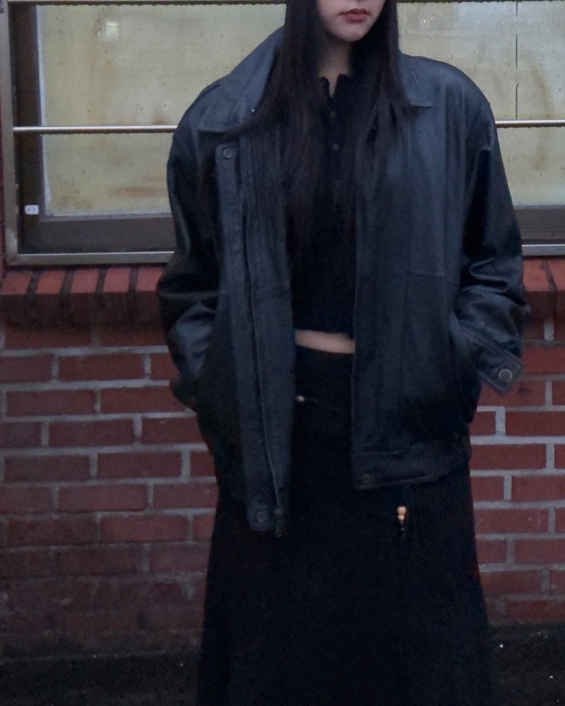 [Vintage] Cowhide Leather Jacket 상품이미지2