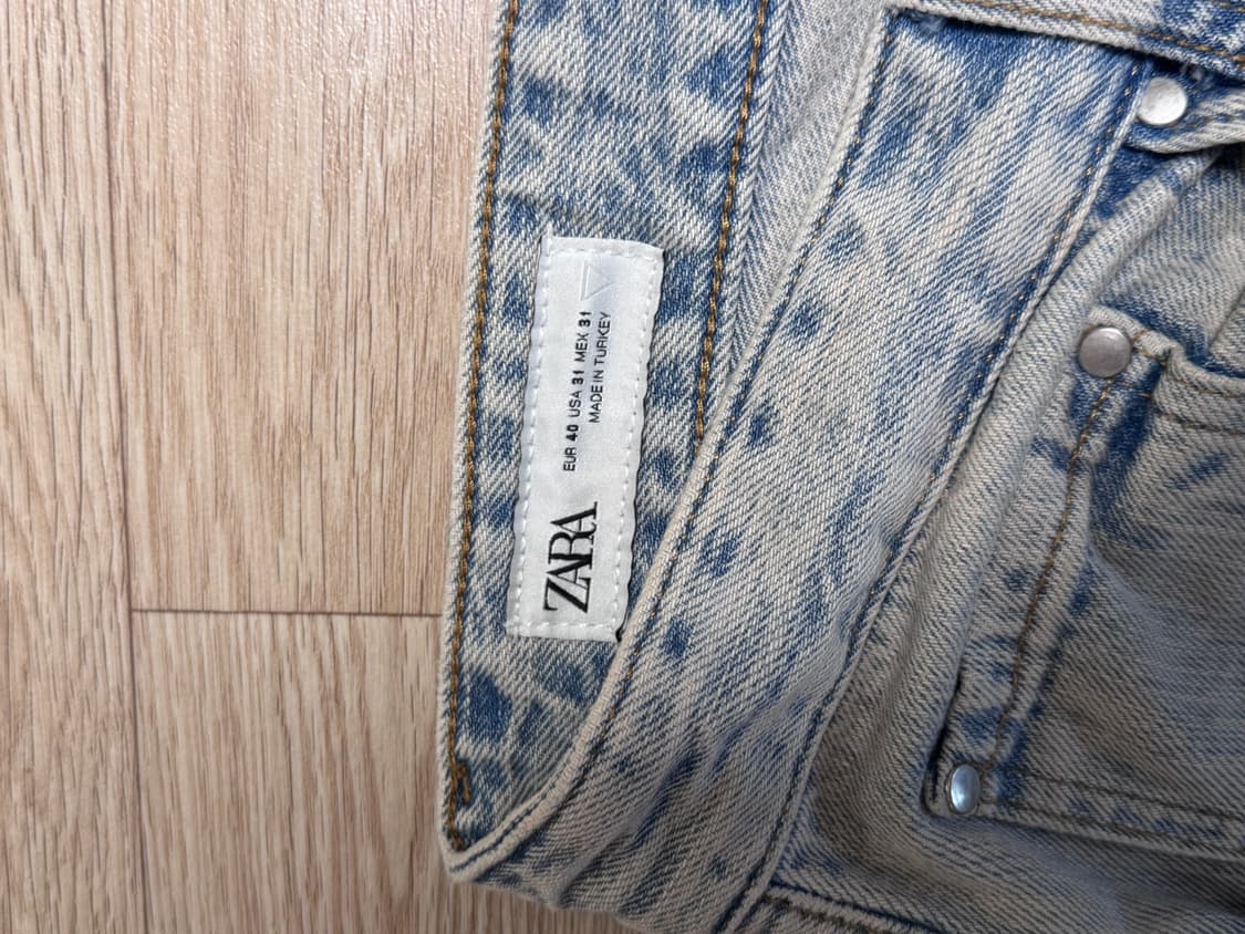 Zara 스트레이트 데님 팬츠 상품이미지3