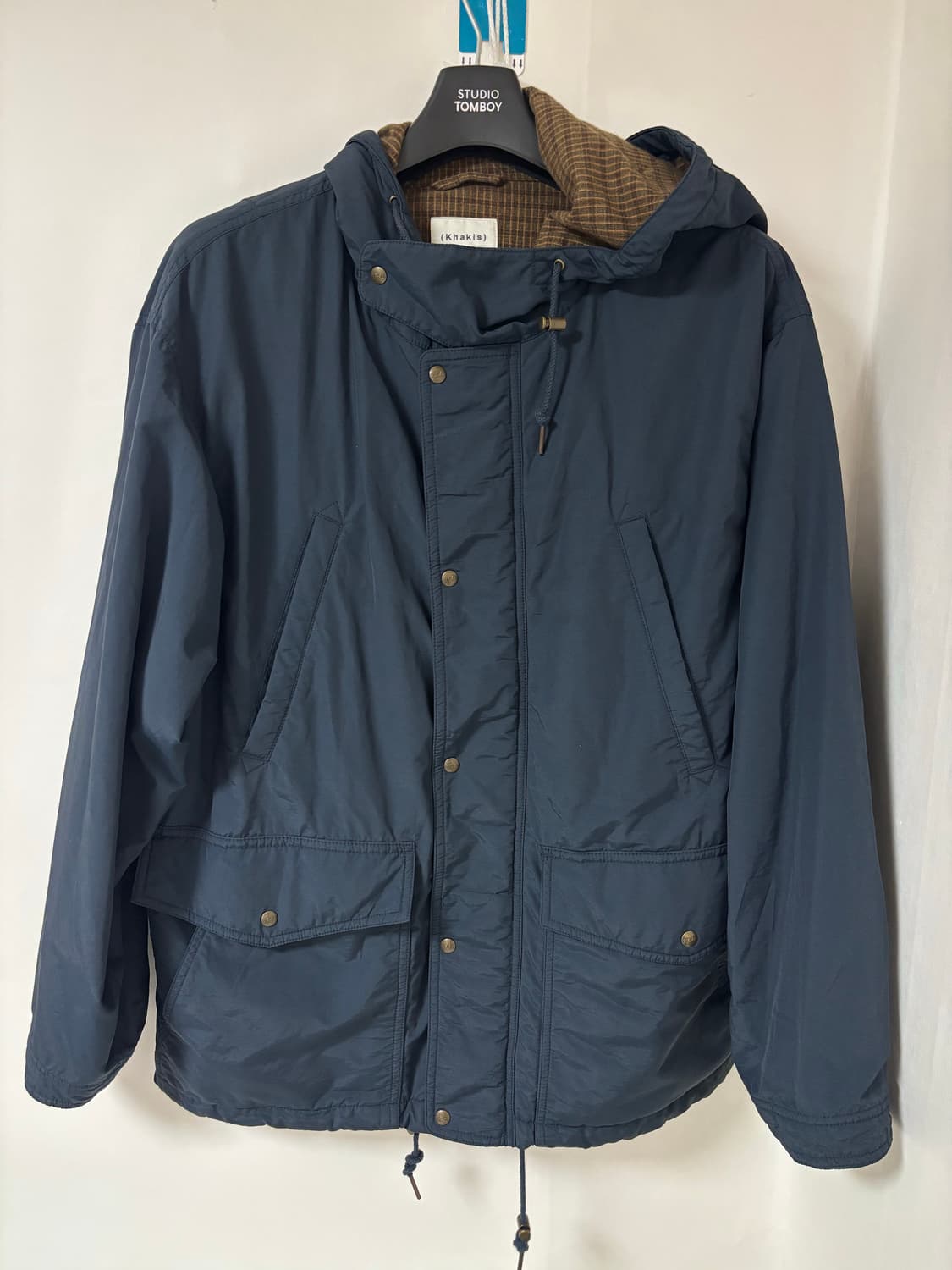 카키스 우즈맨 파카 woodsman parka navy (m) 상품이미지3