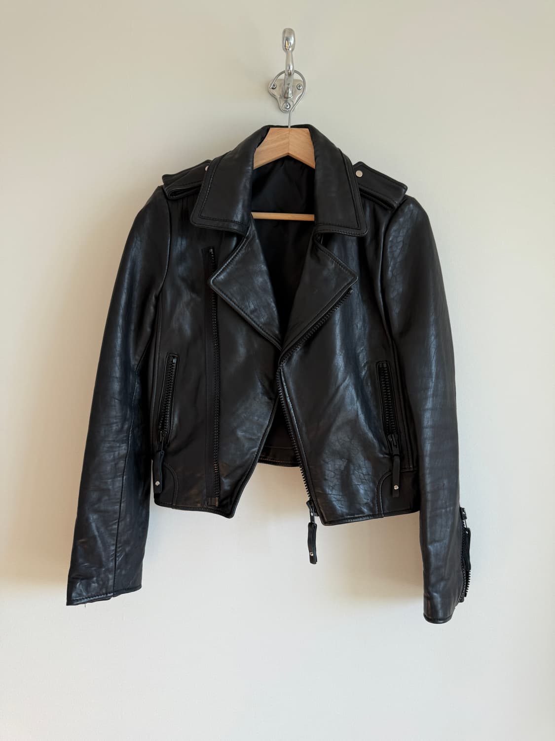 Pre owned 라이더 레더 자켓 상품이미지1