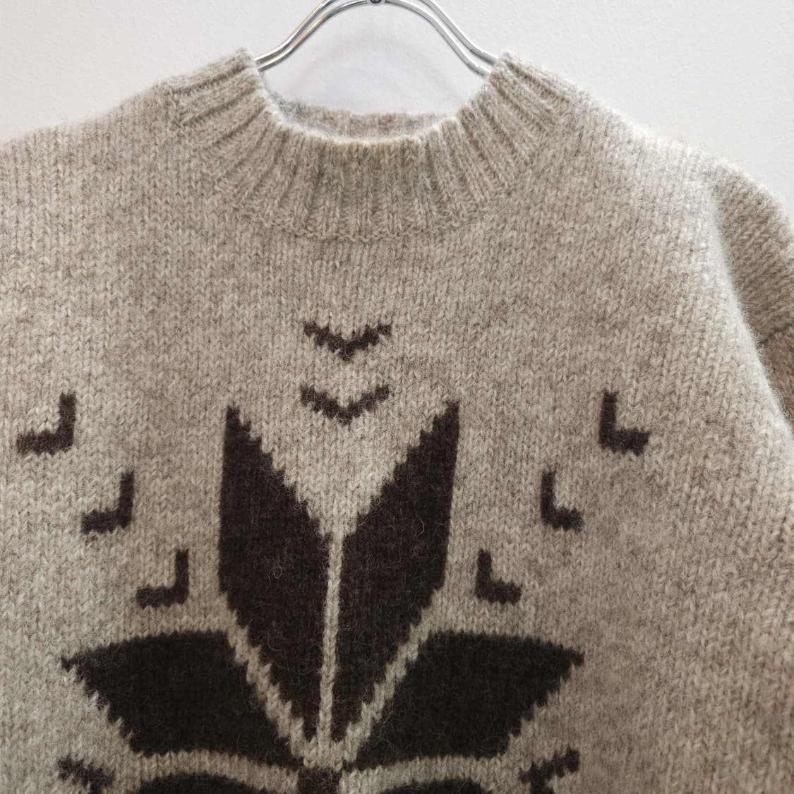 일본제 락포트 빈티지 울100% 니트 상품이미지2