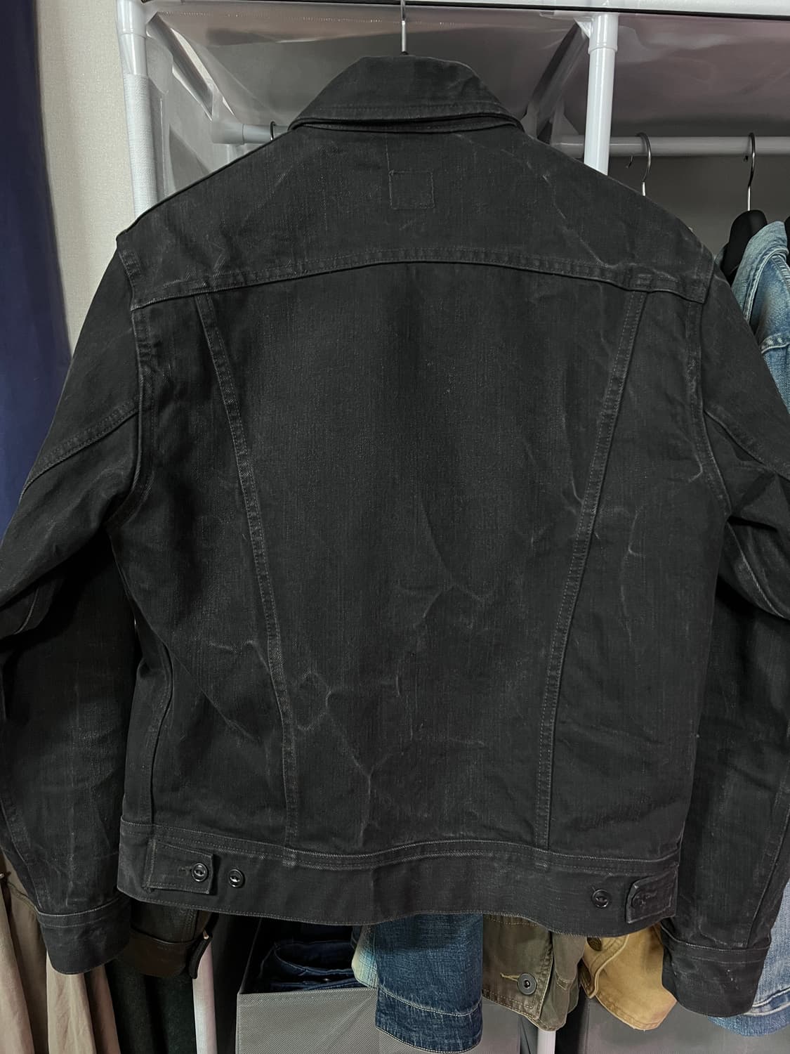 새상품급) Rrl lot 271 데님 자켓 m / 더블알엘 트러커 상품이미지2