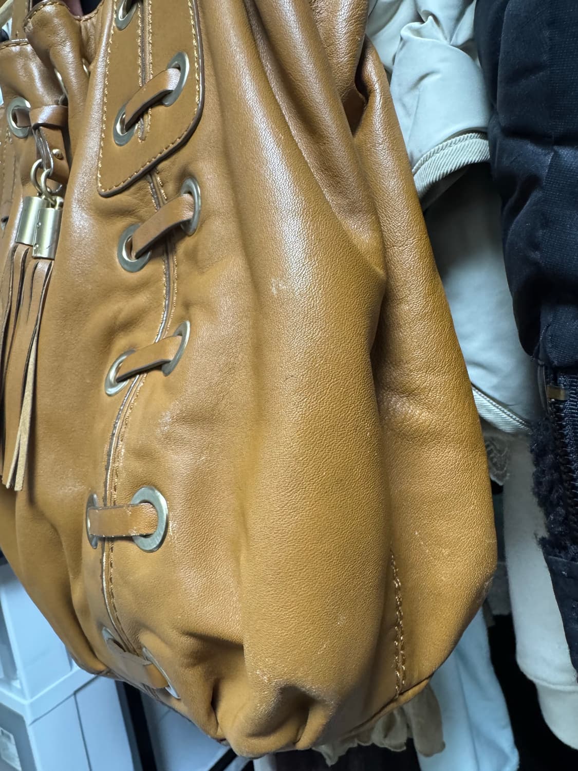 michael kors 웨스턴 오네갸루 핸드백 빈티지 가방 상품이미지6