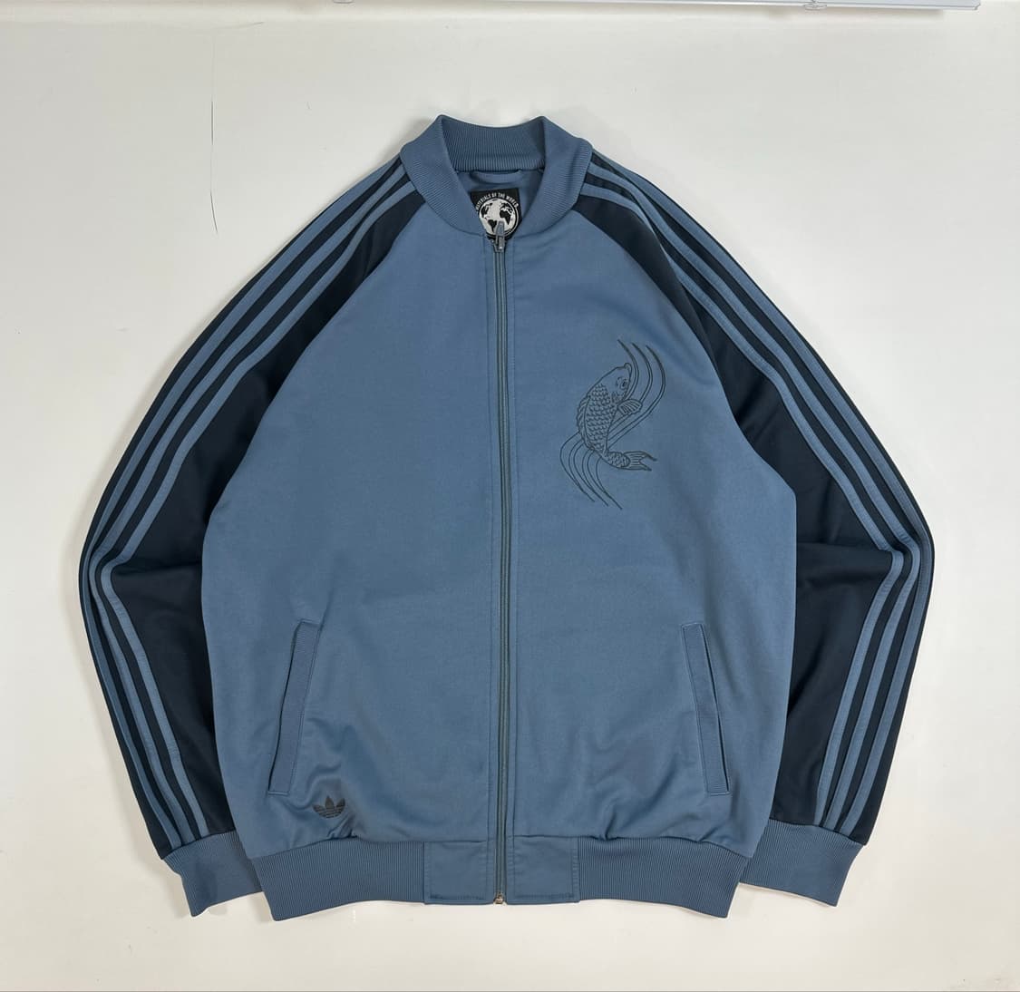 아디다스 adidas 블루 잉어 져지 트랙탑 105 상품이미지1