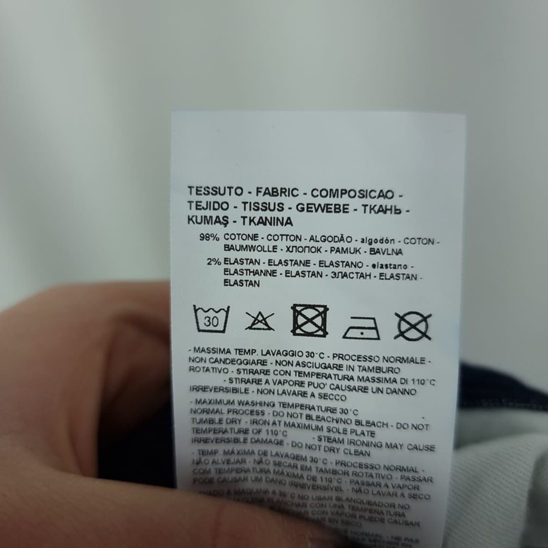 [아르마니] 슬림핏 인디고 데님 팬츠 청바지 P01386 상품이미지10