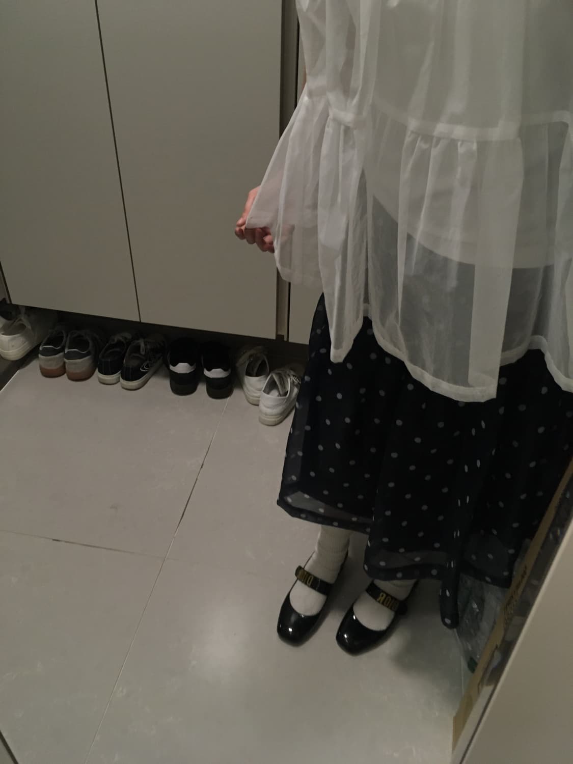 꼼데가르송 걸 도트 치마 상품이미지3