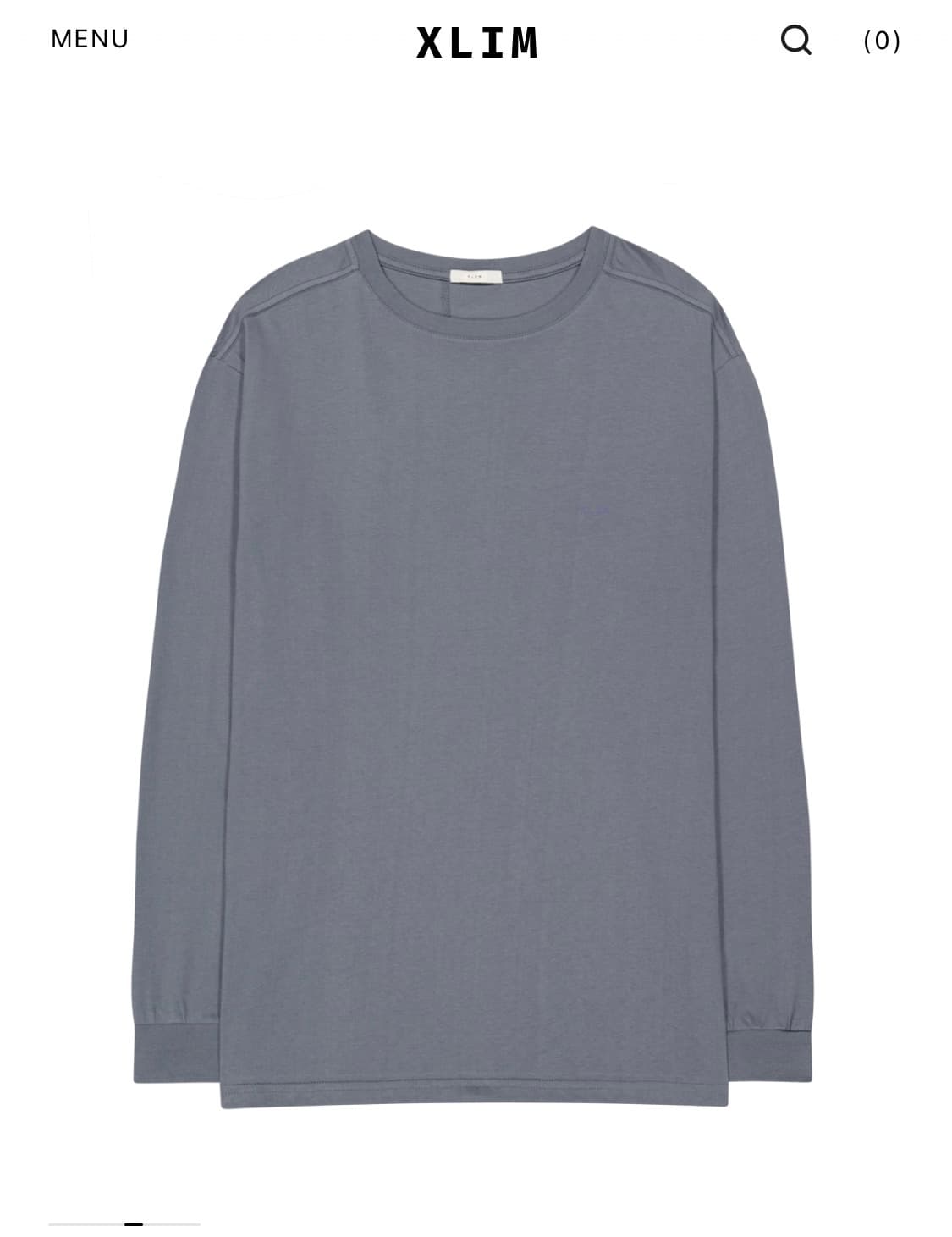 엑슬림 ep8 02슬리브 더스티블루 L사이즈 새상품 상품이미지2