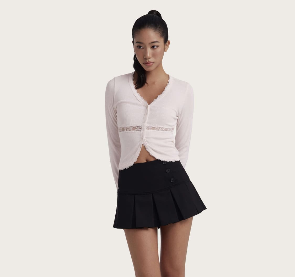 미개봉) 클리시어 슈가미스트 레이스 가디건 상품이미지2