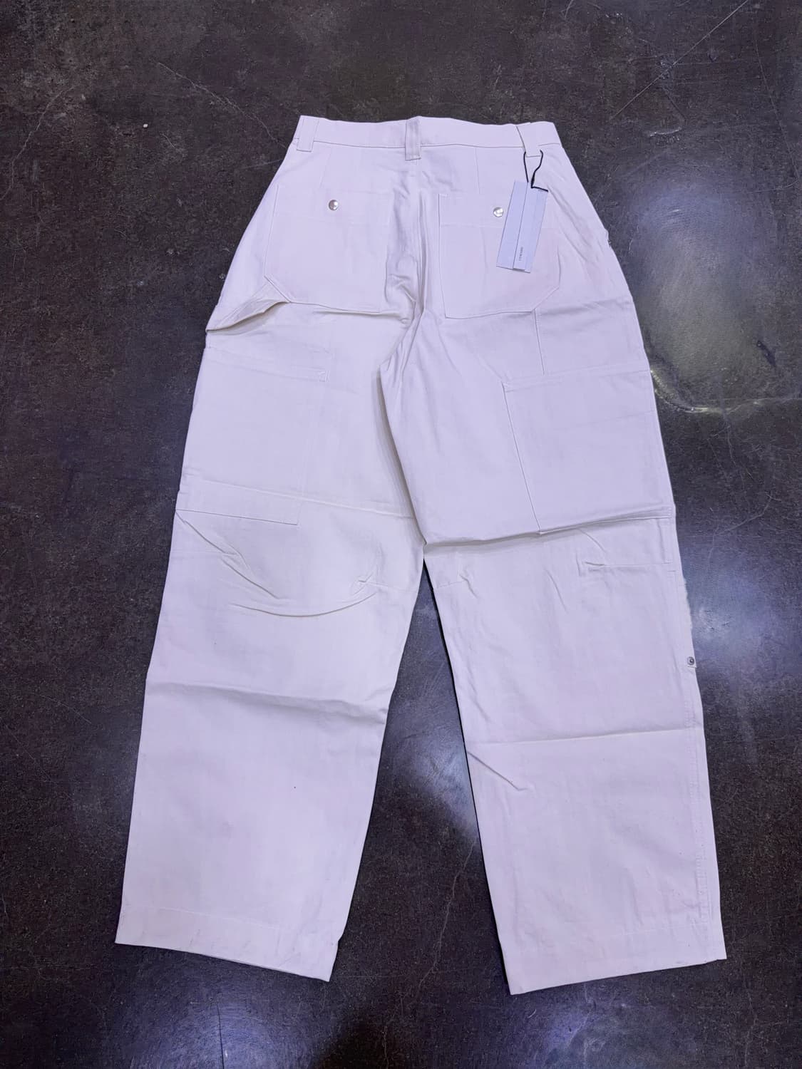 르마드 더블니 코튼 카펜터 팬츠 아이보리 1 사이즈 상품이미지9