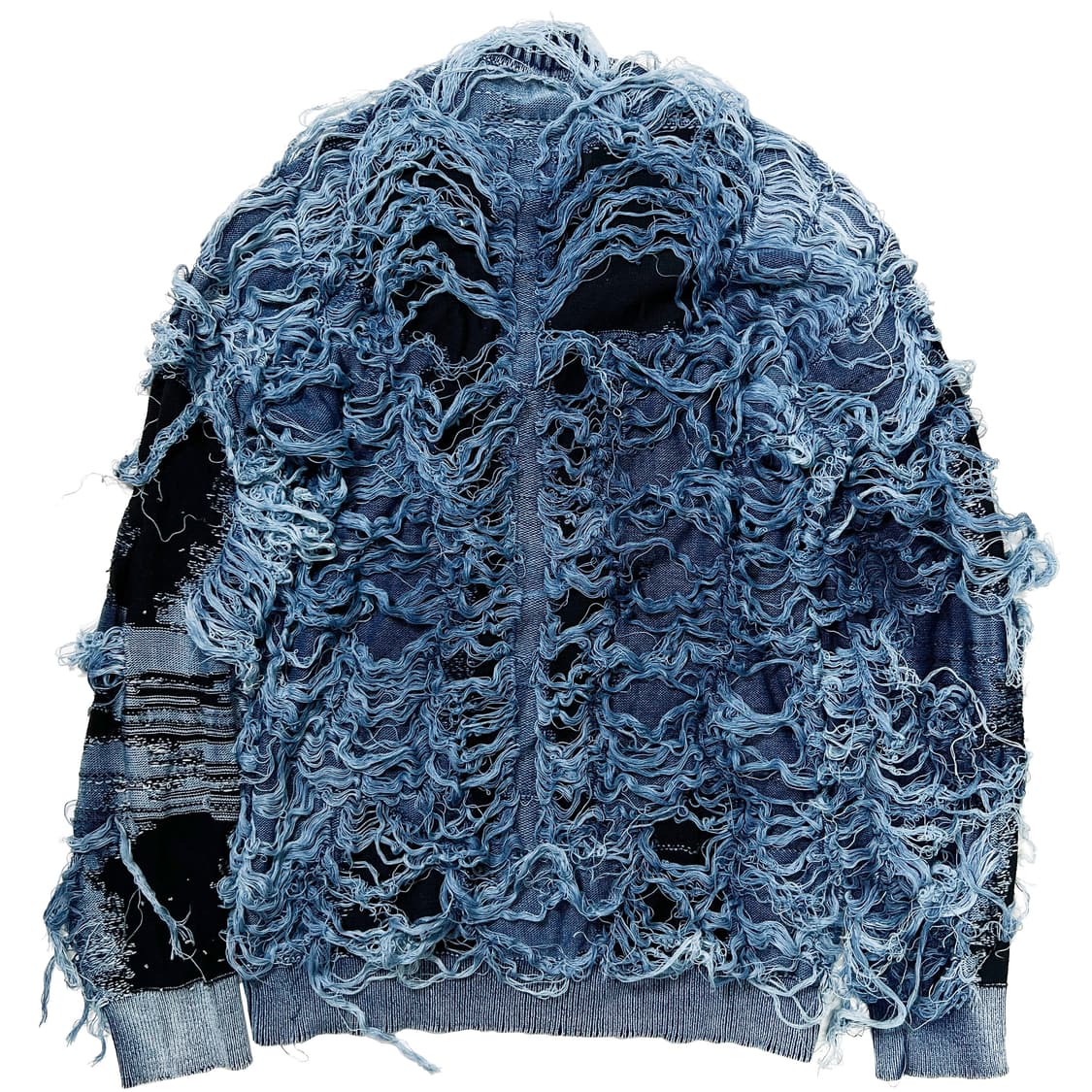 디젤 24ss K-Boboli 디스트로이드 인디고 가디건 (L) 상품이미지2