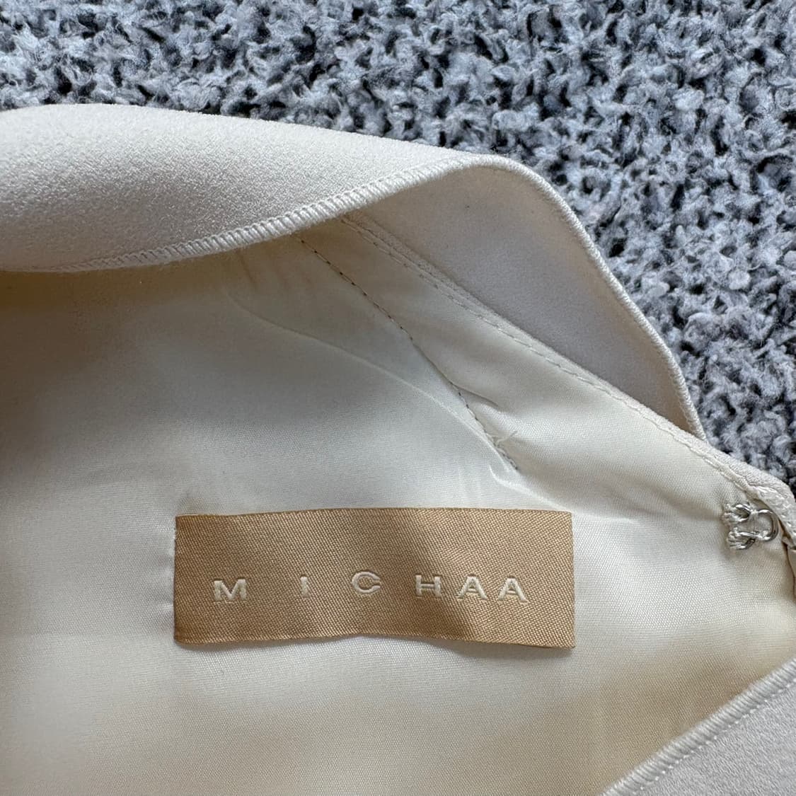 85 미샤 아이보리 원피스 하객룩 상견례 0402J 상품이미지3