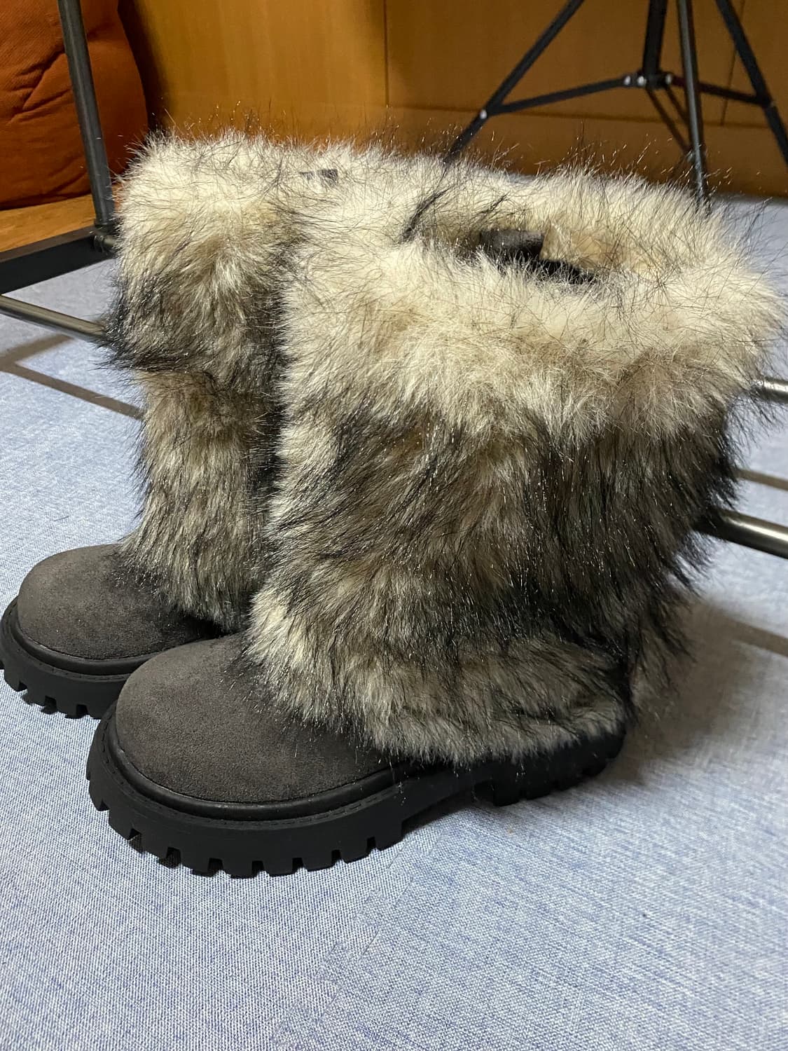 디자이너 퍼부츠 상품이미지3