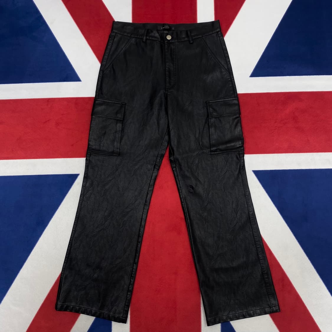 바스틱 레더 카고바지 여성L  상품이미지1
