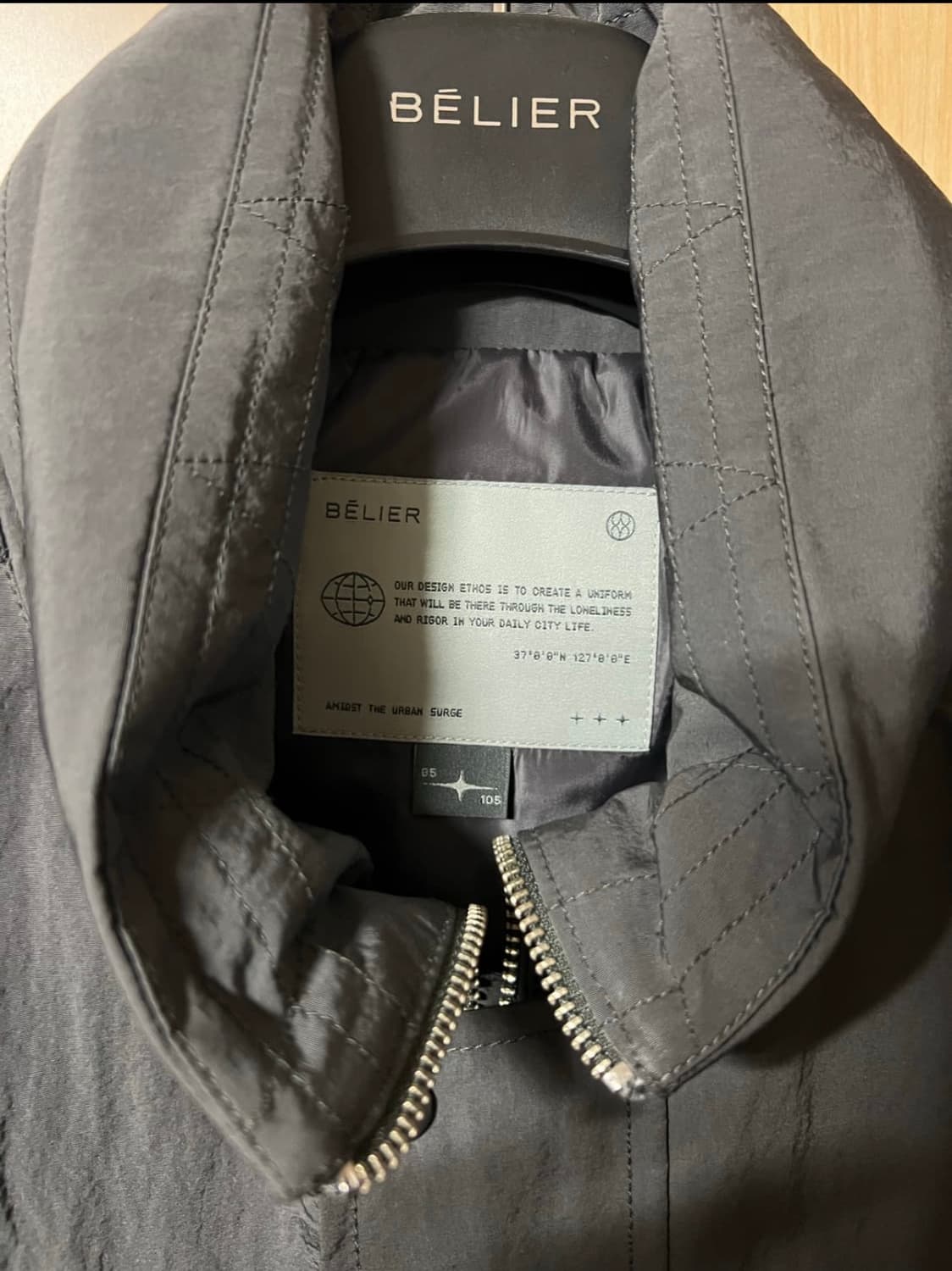 벨리에 가르송 블루종 점퍼 105 (05) 사이즈 새상품 상품이미지6