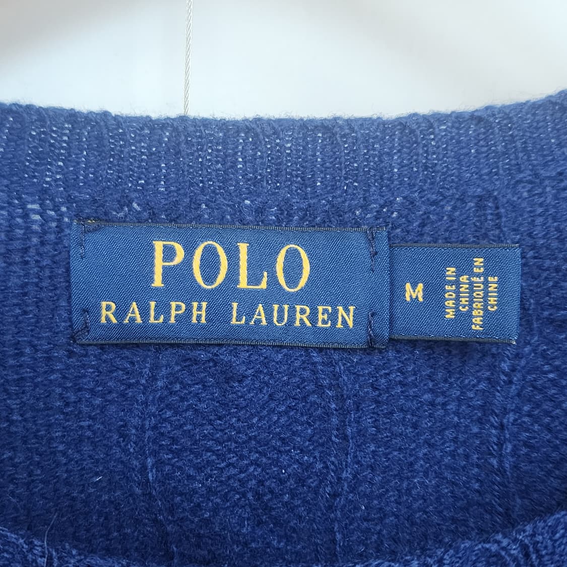 폴로 랄프로렌 케이블 니트 블루 상품이미지3