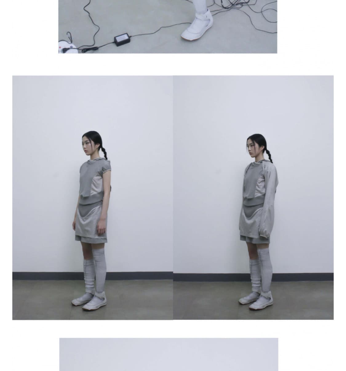 OJOS 오호스 투웨이 후디 볼레로 카키 상품이미지4