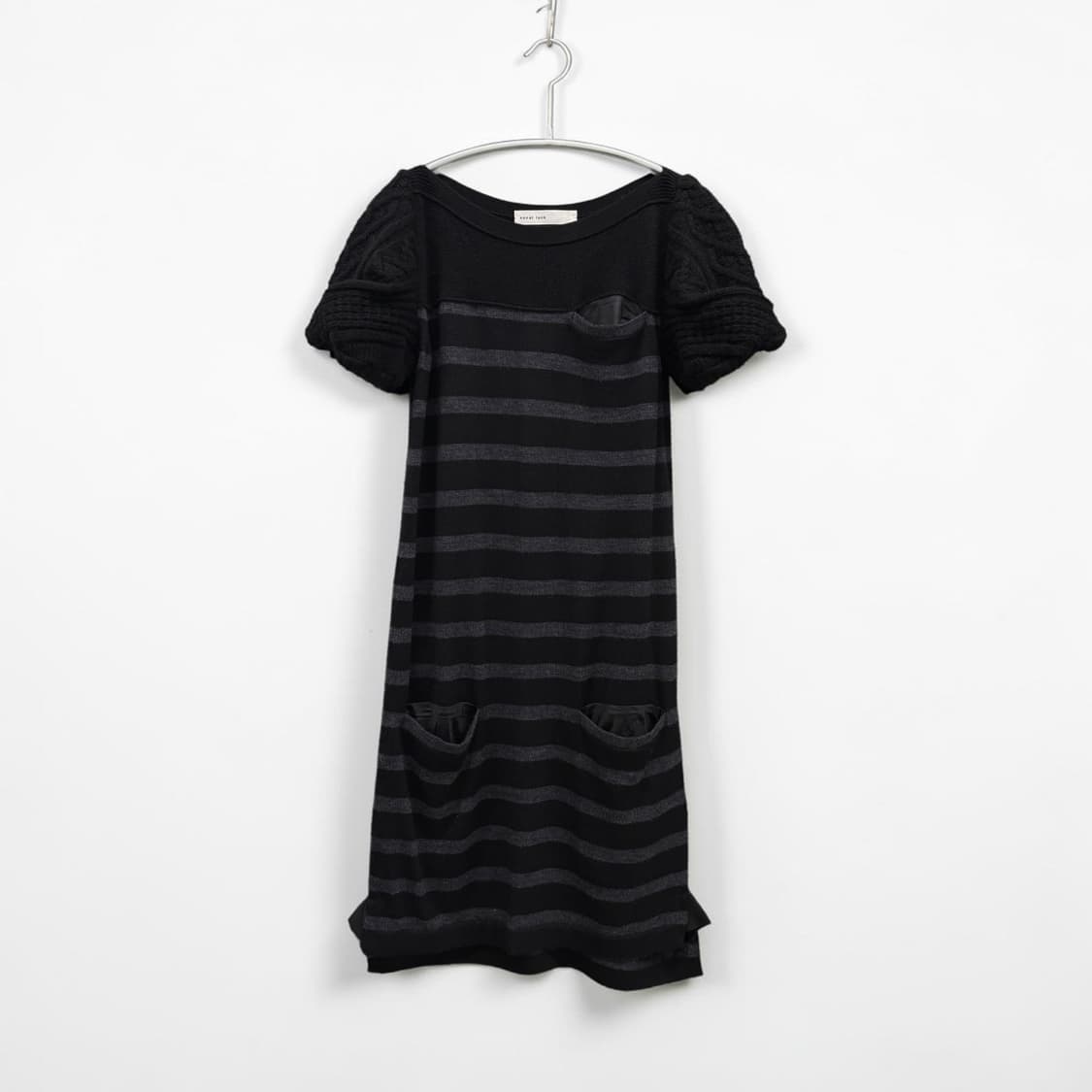 Sacai Luck striped knit puff dress 상품이미지1