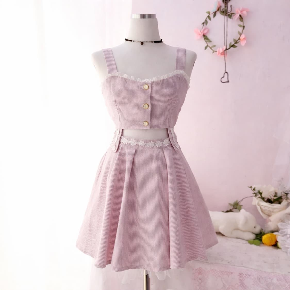 투피스 세트 갸루 페어리 로맨틱 오네 상품이미지1