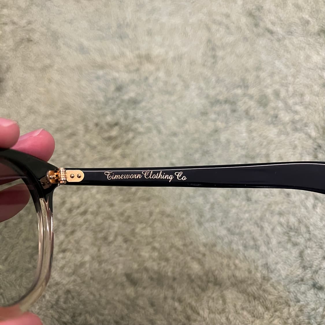 백산안경 타임원클로딩 보스턴 블랙투톤 상품이미지3