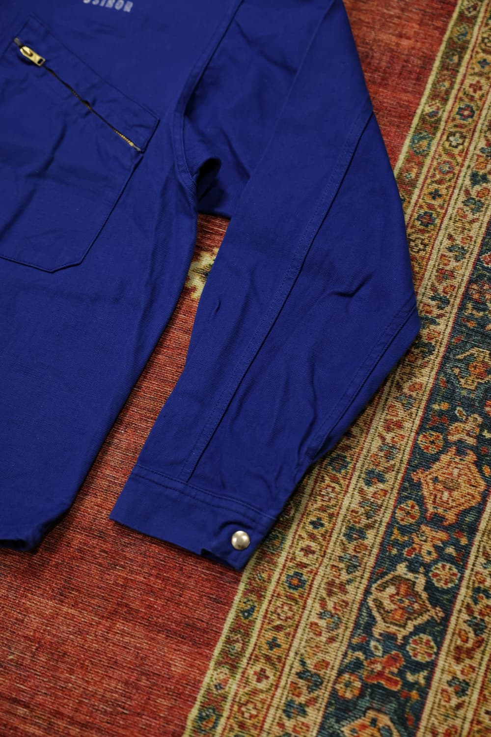 빈티지 워크자켓 블루 판매 상품이미지4