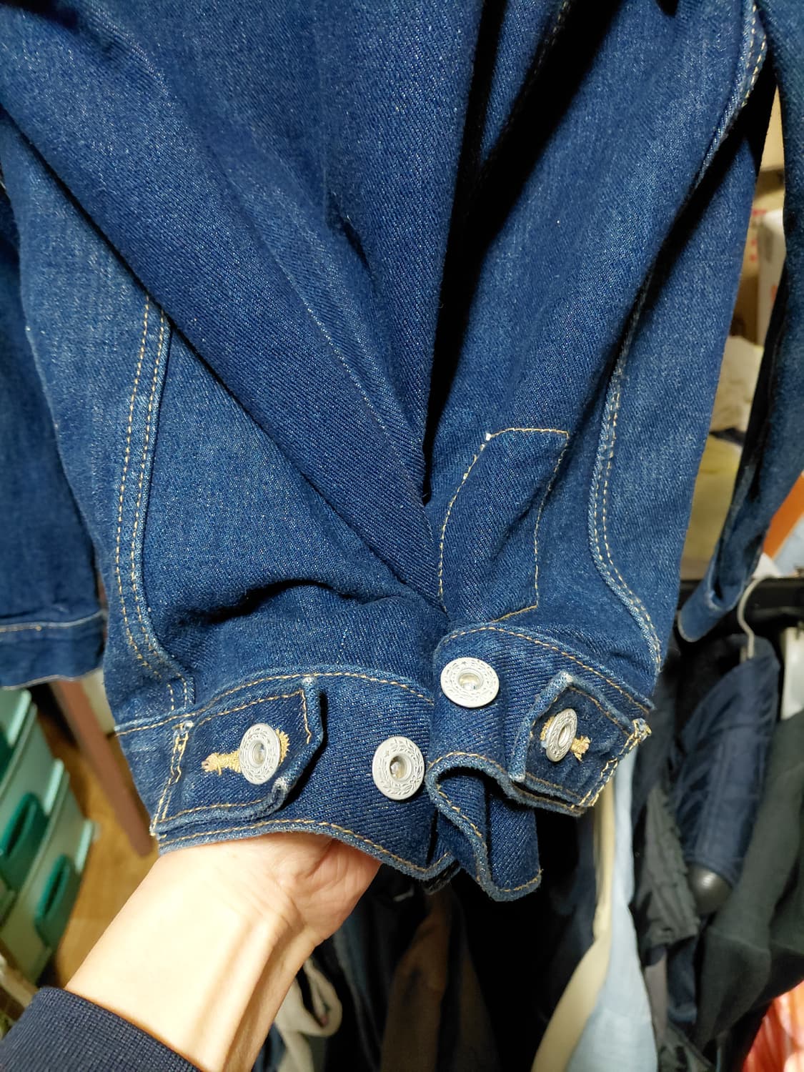 [비바스튜디오]데님 자켓 L사이즈 상품이미지7