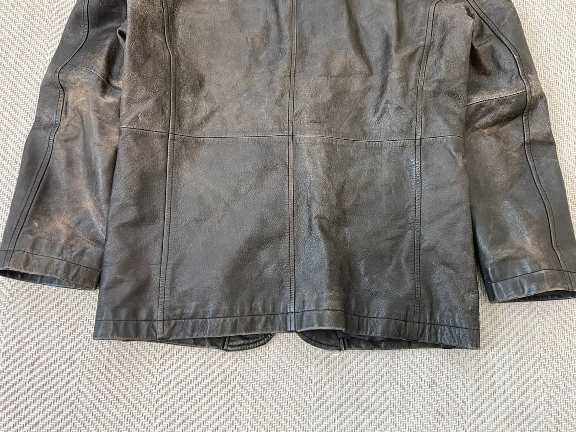 빈티지 양가죽 레더 테일러드 자켓  J03924 상품이미지9