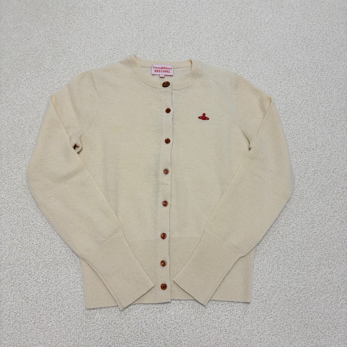 비비안웨스트우드 레드라벨 아이보리 울 가디건 상품이미지2