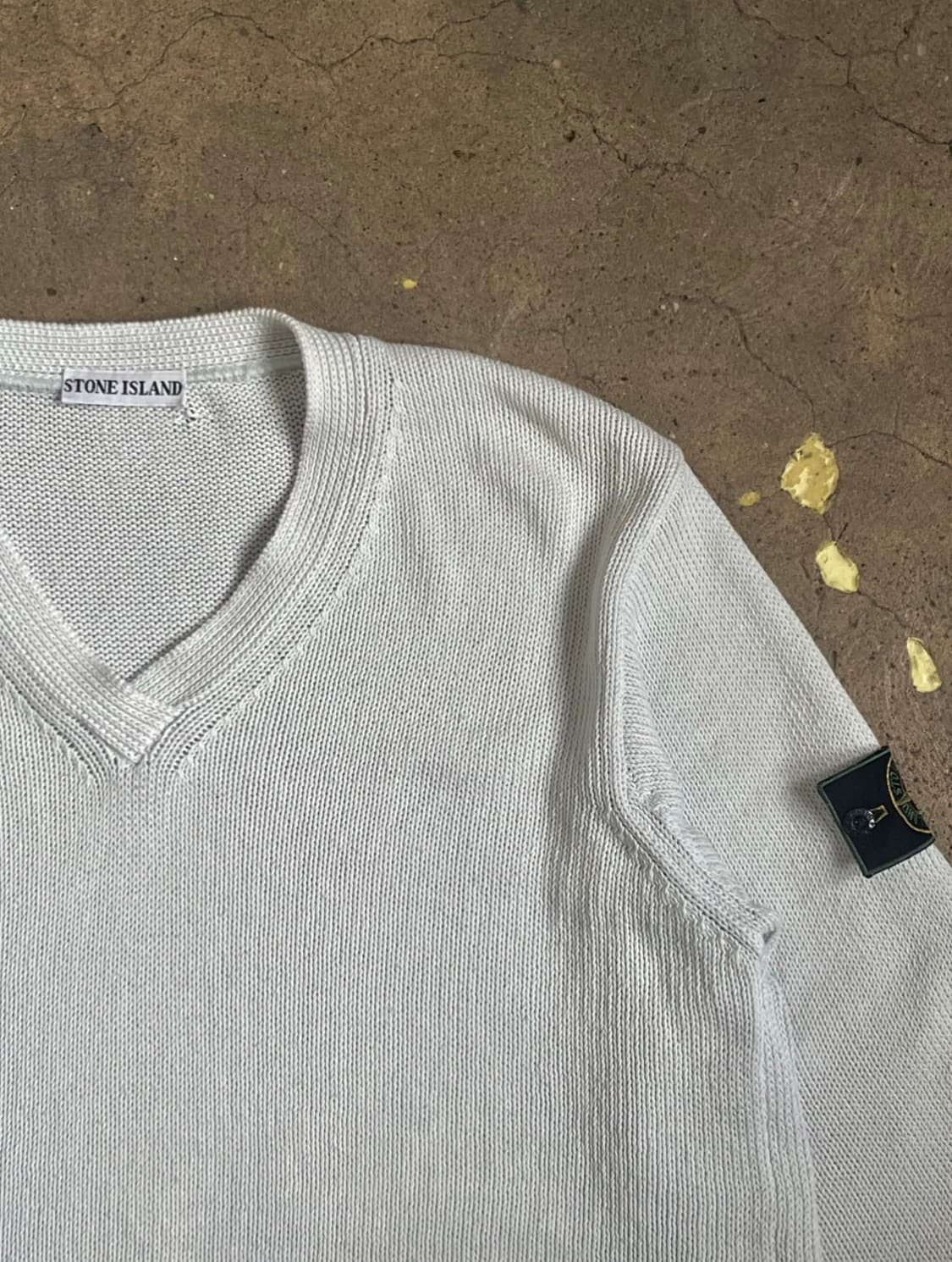 80s 스톤아일랜드 아카이브 브이넥 니트  상품이미지4