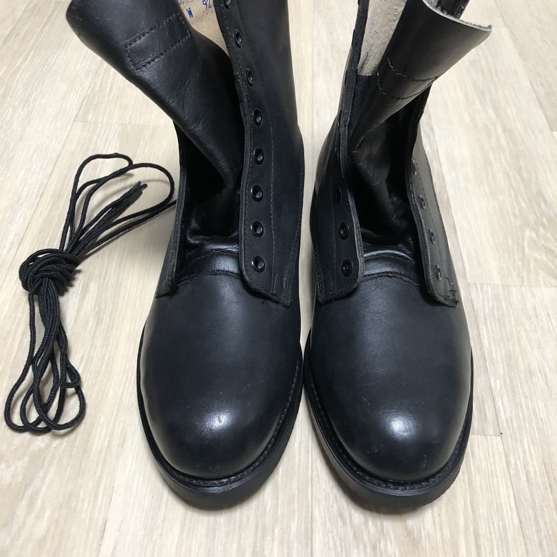 (250) 80's 데드스탁 새상품 미공군 에디슨 슈 컴퍼니 비행 부츠 상품이미지9