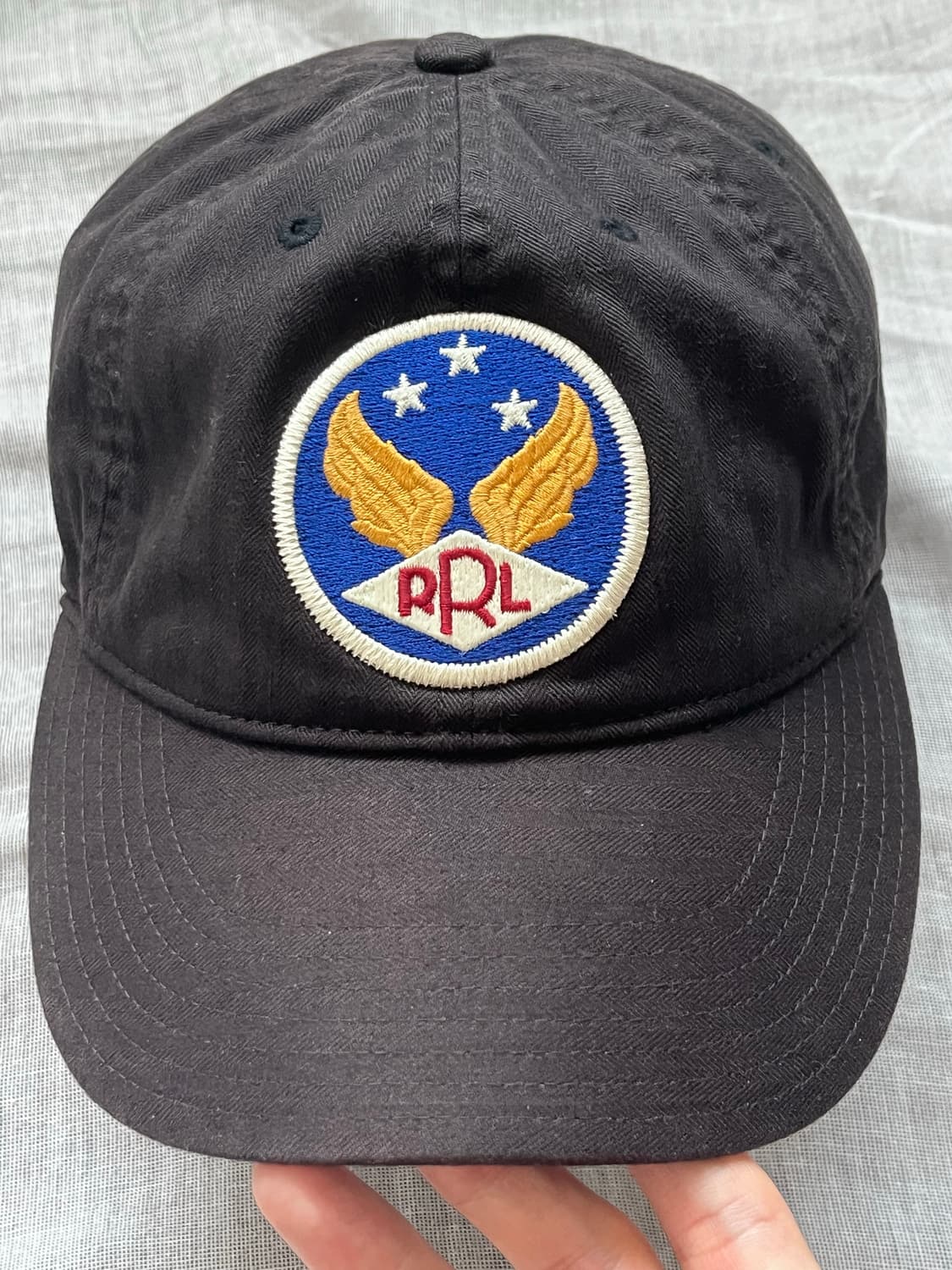 더블알엘 Rrl 모자 볼캡 블랙 상품이미지2