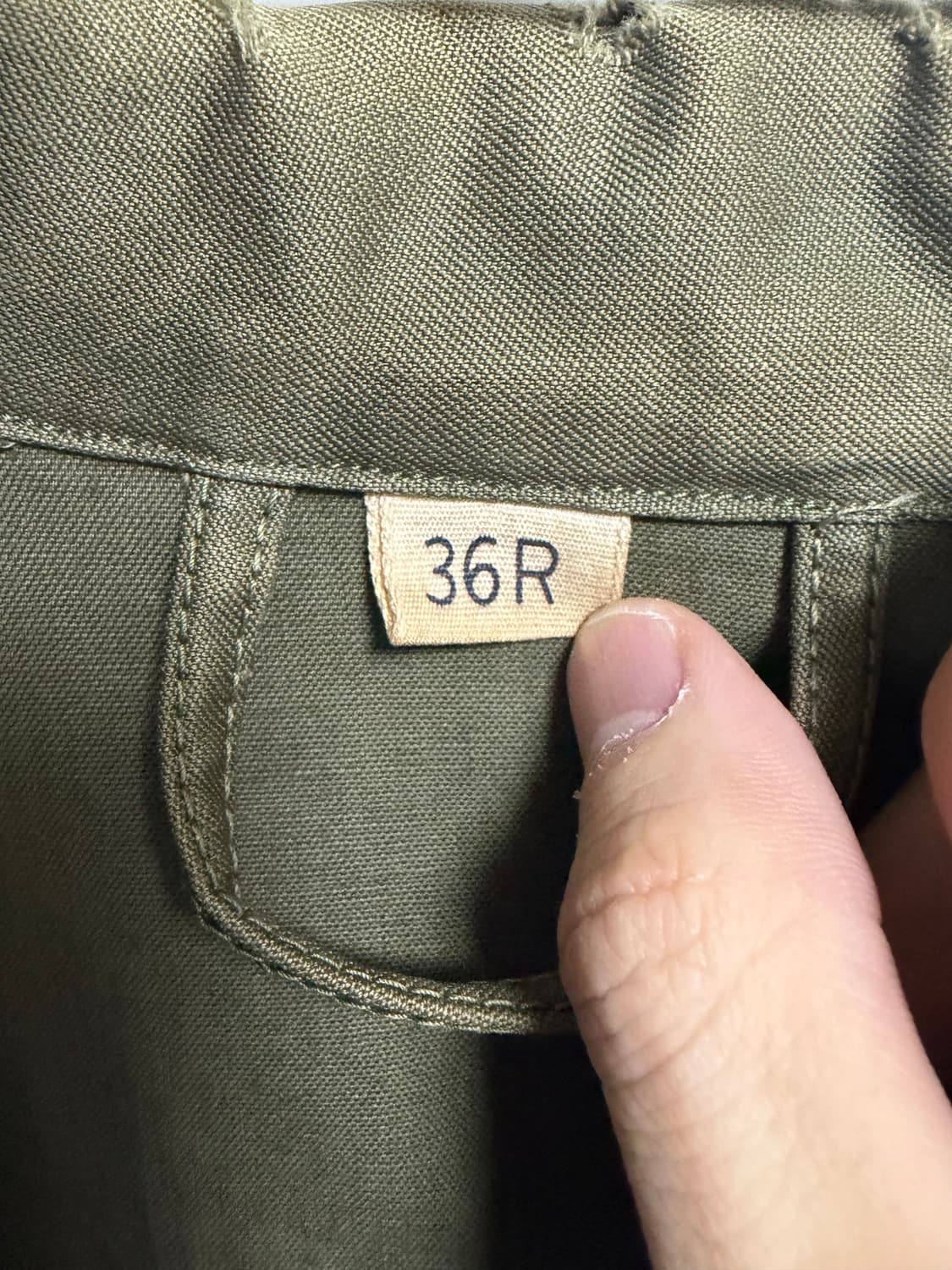 미군 오리지널 M43 필드자켓 36R 상품이미지5