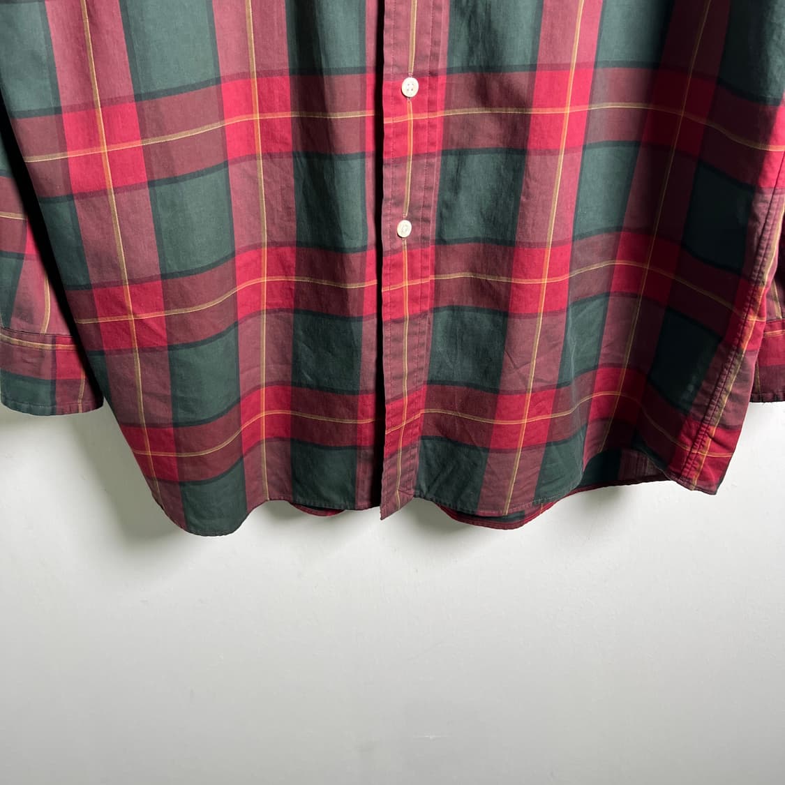 90's 폴로 랄프로렌 블레이크 코튼 타탄체크 셔츠 100 상품이미지6