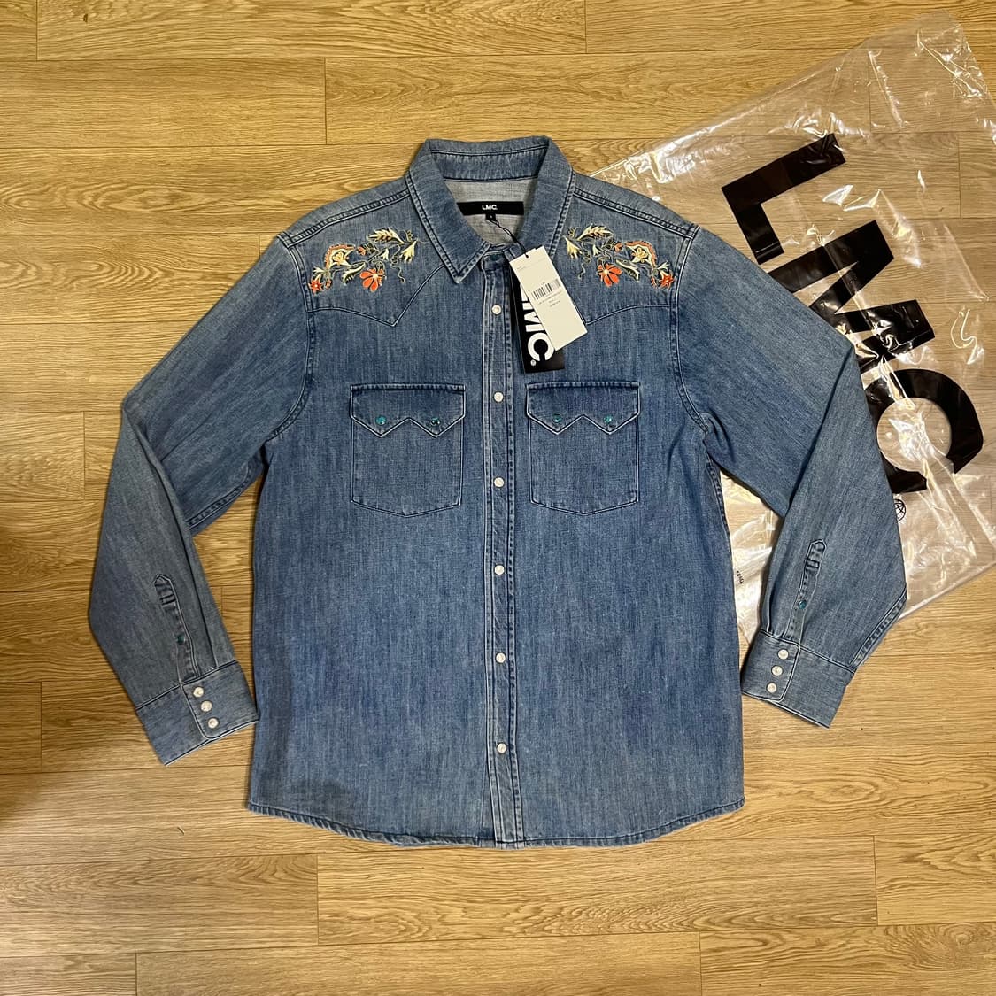 새상품) LMC 웨스턴 데님 셔츠 WESTERN DENIM SHIRT 상품이미지3