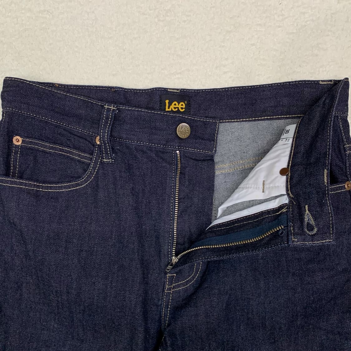 [31] LEE 슬림 스트레이트핏 생지 데님팬츠 상품이미지4