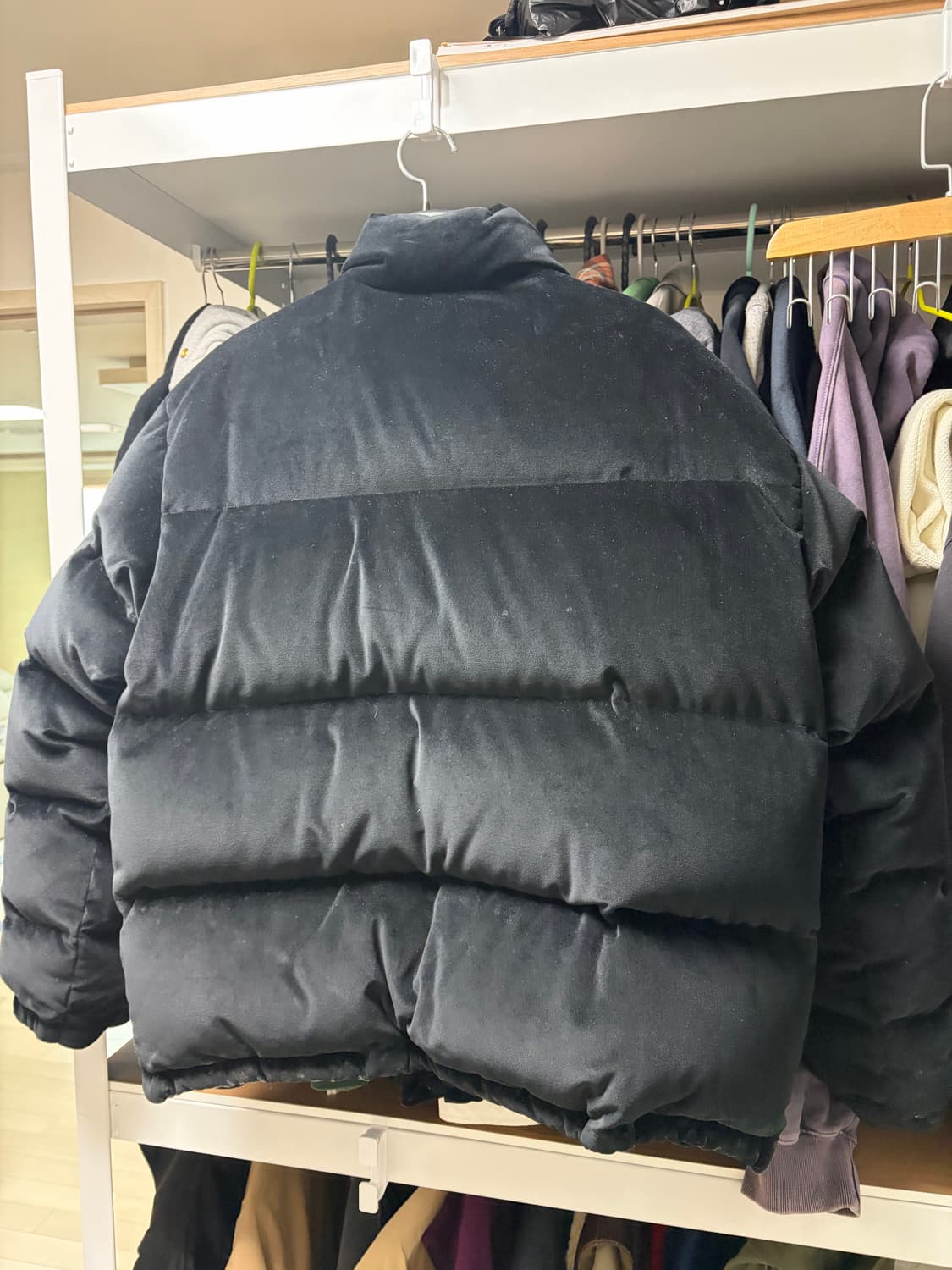틸레이트 벨벳 다운 자켓 L사이즈 팝니다 상품이미지2