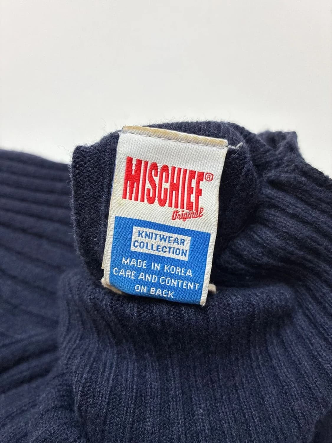 미스치프 16FW 터틀넥 롱슬리브 니트 PN5122 상품이미지7