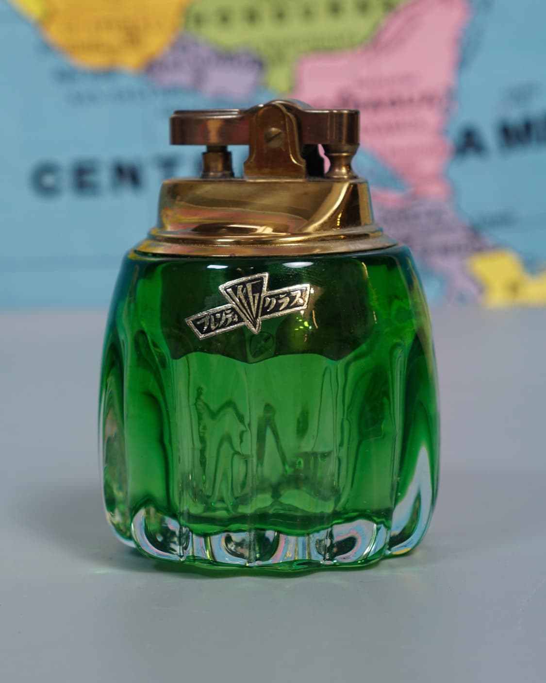 빈티지 소품 1970년 글라스 테이블 라이터 상품이미지1