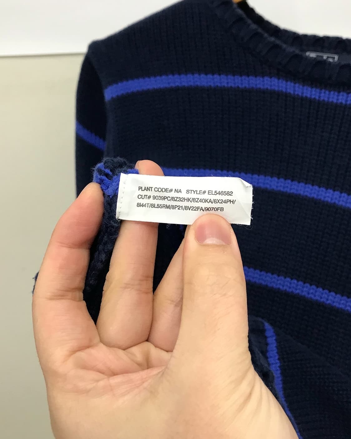 폴로 단가라 니트 상품이미지4