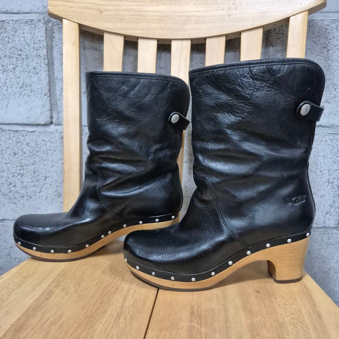 어그 UGG  양털 리네아 가죽 부츠 상품이미지2